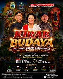 DATANG DAN MERIAHKAN KIRAB BUDAYA DALAM RANGKA RASUL/BERSIH DESA KALURAHAN HARGOMULYO TAHUN 2026